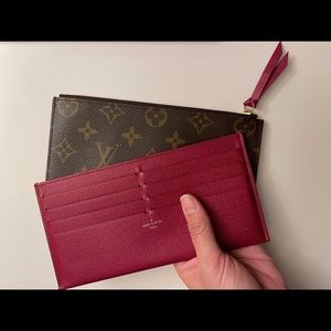 Authentic Louis Vuitton cardholder and pouch